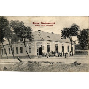 1911 Budapest XVII. Rákoskeresztúr, Ruttkay István vendéglője. Ferihegyi út 2. (EK)