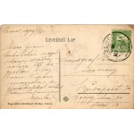 1909 Cered, Czered; Jegyzői lak, templom részlet, szeszgyár. Fogyasztási Szövetkezet kiadása (EK...