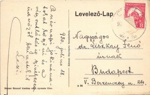 1930 Csép (Kisbéri járás), Római katolikus templom, Református templom és iskola, Mihályi László földbirtokos lakóháza ...