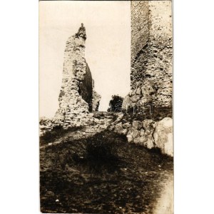 1927 Csesznek, várrom. Hungária fényképészet felvétele. photo (vágott / cut)