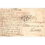 1909 Csurgó, Somogycsurgó; Vasúti indóház, vasútállomás. Szűcs Béla kiadása (EM)