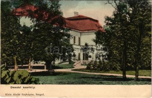 1910 Deszk, Báró Gerliczy kastély. Klein Aladár fényképész (EK)