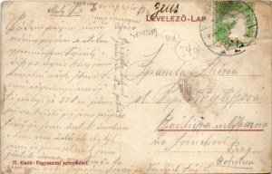 1916 Deszk, Görögkeleti (ortodox) templom, belső. Fogyasztási szövetkezet kiadása (Rb)