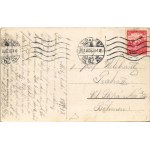 1917 Esztergom, Bazilika, templom, Duna part (EK)