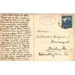 1931 Győr, Cziráky tér a versenyuszodával, fürdőzők, napozók, híd. photo (EK)