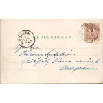 Lillafüred (Miskolc), Szálloda és étterem, Tó csónakázókkal, vízesés, új kocsi út alagúttal. Kiadja Lövy József fia No...