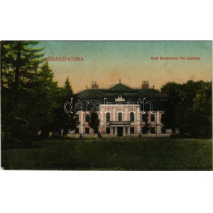 1923 Lovászpatona, Gróf Esterházy Pál kastélya. Strausz Géza és Fia kiadása (EK)