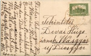1923 Lovászpatona, Gróf Esterházy Pál kastélya. Strausz Géza és Fia kiadása (EK)