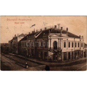 1914 Mezőtúr, Bazár épület, Bordács Lajos üzlete. W.L. 1393. (EB)