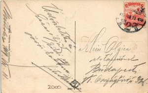 1919 Miskolc, Széchényi utca, Pannonia Szálloda, villamos, üzletek. Grünwald Ignác kiadása (EB...