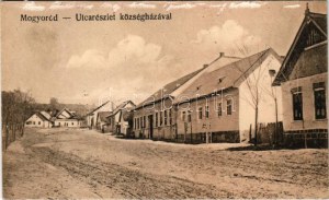1925 Mogyoród, utca, községháza. Fogyasztási szövetkezet kiadása (felületi sérülés / surface damage...