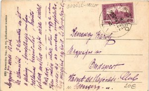 1925 Mogyoród, utca, községháza. Fogyasztási szövetkezet kiadása (felületi sérülés / surface damage...