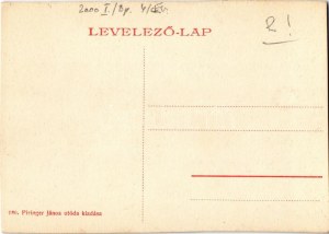 Nyíregyháza, Görögkatolikus templom. Piringer János utóda kiadása (vágott / cut)