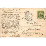 1908 Pannonhalma, látkép Győr felől, Bencés apátság. W.L. 2000. (EM)