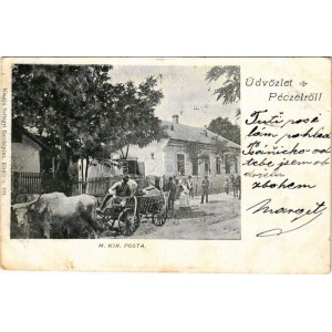 1899 Pécel, Péczel; M. kir. posta. Szilágyi fényképész kiadása (fa)