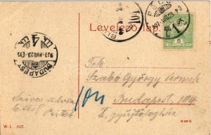 1907 Pécs, Széchenyi tér, piac, üzletek. W.L. 1527. (EK)