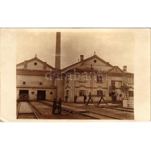 1928 Püspökladány, MÁV (Magyar Királyi Államvasutak) kazánház. photo (EK)