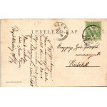 1908 Püspökladány, Római katolikus templom, Református templom. Divald Károly fia kiadása (fa...