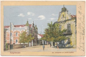 1912 Salgótarján, Izraelita templom, zsinagóga, posta. Laufer Ernő kiadása (EK)