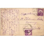 1926 Szeged, Felső-tanya, posta, távirda és vasútállomás. Grünwald Herman kiadása (ázott / wet damage...