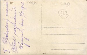 1915 Szeged, K.u.K. katonák a laktanya udvarán. photo (EK)