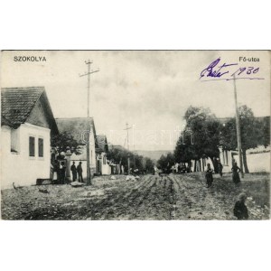 1930 Szokolya, Fő utca. Hangya szövetkezet kiadása (EK)