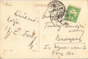 1908 Szolnok, Szapáry utca, Gabó László üzlete, zsinagóga. W.L. 1476. (fl)