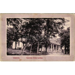 1919 Tinnye, Vásárhelyi Zoltán kastélya. Eisler Lajos kiadása (Rb)