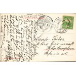 1908 Tornyiszentmiklós, Kerkaszentmiklós, Kerka-Szent-Miklós; Római katolikus templom, iskola és plébánia lak...