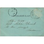 1901 Villány, látkép este holdfényben. Schwarz Manó kiadása (b)