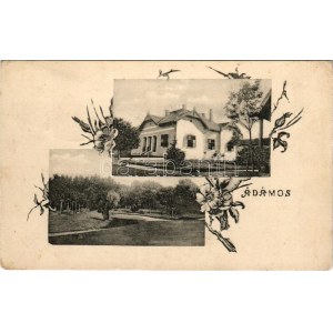 1912 Ádámos, Adamus; villa, nyaraló. Weinwurm Antal kiadása / villa. Art Nouveau, floral (EK)