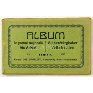 Album de porturi nationala din Ardeal / Album Siebenbürgischer Volkstrachten. Serie II. Kunstverlag Jos...