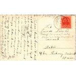 1941 Besenyő, Besineu, Viisoara; látkép a templommal Szeretetfalva (Saratel) felől fotózva. színezett fotó ...
