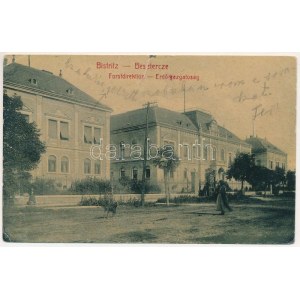 1907 Beszterce, Bistritz, Bistrita; Erdőigazgatóság. M. Haupt kiadása No. 389. (W.L.?) / Forstdirektion ...