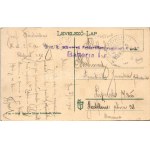 1918 Borgóprund, Borgó-Prund, Prundu Bargaului; látkép. Sajovics Izidor kiadása / general view + K.u.K...