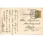 1907 Borosjenő, Borosineu, Ineu; Takarékpénztári épület, könyvnyomda. Ungár Jenő kiadása / savings bank...