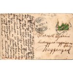 1908 Brassó, Kronstadt, Brasov; Totalansicht vom Schlossberg. Dr. Trenkler &amp; Co. / látkép a Fellegvárról ...