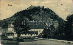 1909 Déva, vár és Bethlen kastély. W.L. Bp. 508-510. / castle ruins, castle (kopott sarkak / worn corners...