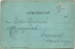1898 Herkulesfürdő, Baile Herculane; fürdő este holdfényben. Emil Jäger kiadása / spa at night in moonlight ...