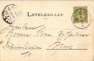 1903 Herkulesfürdő, Baile Herculane; Út a hét meleg forráshoz. Fenyves Oszkár kiadása ...