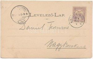 1900 Hidegszamos, Somesu Rece (Kolozsvár mellett / near Cluj); Részlet a Hideg-Szamos völgyéből, Somkereky szikla...