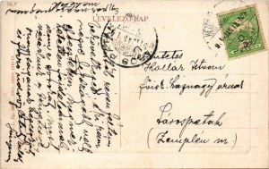 1911 Kézdivásárhely, Targu Secuiesc; Fő tér, Városi Vigadó szálloda, piac, Szabó János üzlete. W.L. Bp. 6881. 1910-13. ...