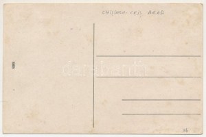 Kisjenő, Chisineu-Cris; vasútállomás, vonat / railway station, train (felületi kopás / worn surface...