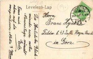 1912 Kőhalom, Reps, Rupea, Cohalm; Ansicht von der 121 Meter über dem Orte gelegenen Burg / látkép a várból ...