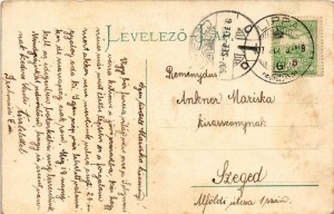1907 Lippa, Lipova; A jövőben montázs - Solymosi vár a jövő században. Zeitler Lajos kiadása 1905. ...