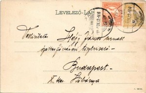 1911 Lippa, Lipova; Fő utca, piac, üzletek. Zeitler kiadása / main street, market, shops (EK)