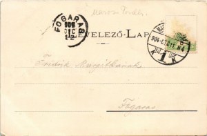 1904 Marosvásárhely, Targu Mures; Bolyai utca, Pap Zsigmond üzlete / street view, shops (Rb)
