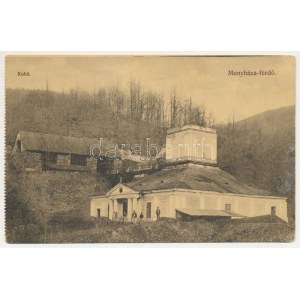 Menyháza, Monyásza, Moneasa; Kohó. Illés Albert kiadása / iron factory's furnace (fl)