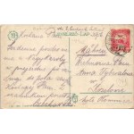 1916 Nagykároly, Carei; Deák Ferenc tér, Pucser Károly, Klein József, Janitzky Albert, Rubletzky Ignác, Kovács György...