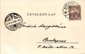 1901 Nagyszeben, Hermannstadt, Sibiu; Eingang zum Rathaus, Rathaushof / Bejárat a városházába, udvar. G.A. Seraphin ...